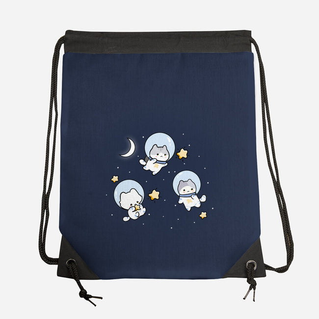 Astro Cats-None-Drawstring-Bag-MaxoArt