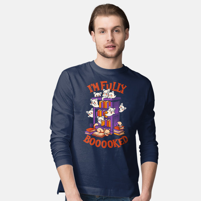 I'm Fully Booooked-Mens-Long Sleeved-Tee-worlddominationforcats