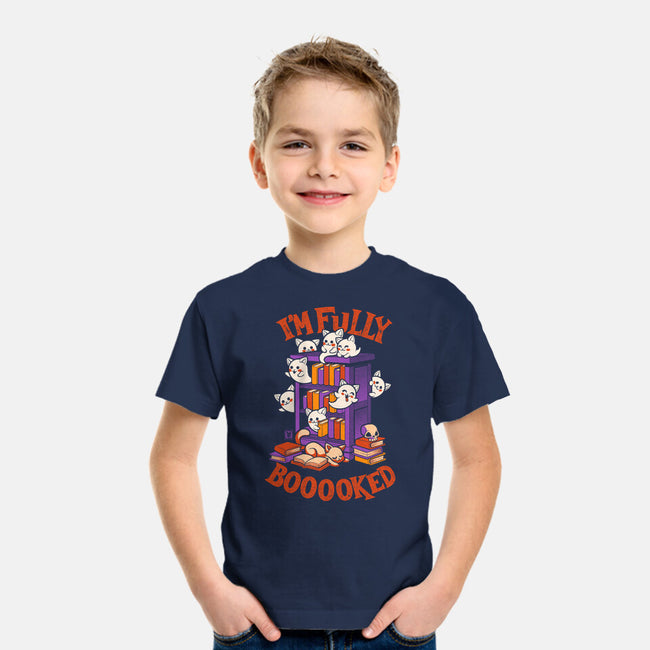 I'm Fully Booooked-Youth-Basic-Tee-worlddominationforcats