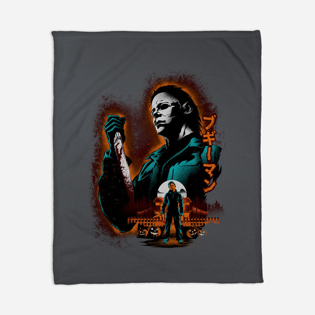 Attack Of Myers-None-Fleece-Blanket-hypertwenty