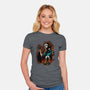 Attack Of Myers-Womens-Fitted-Tee-hypertwenty