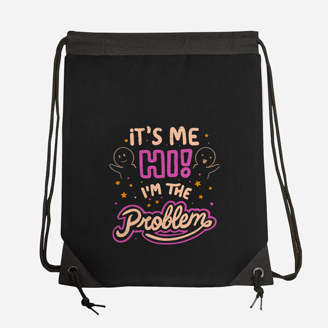 Hi I'm The Problem-None-Drawstring-Bag-koalastudio