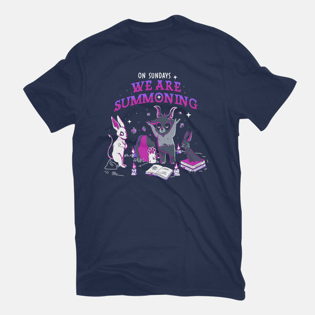 Summoning On Sundays-Womens-Fitted-Tee-yumie