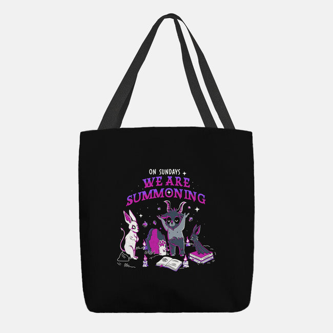 Summoning On Sundays-None-Basic Tote-Bag-yumie