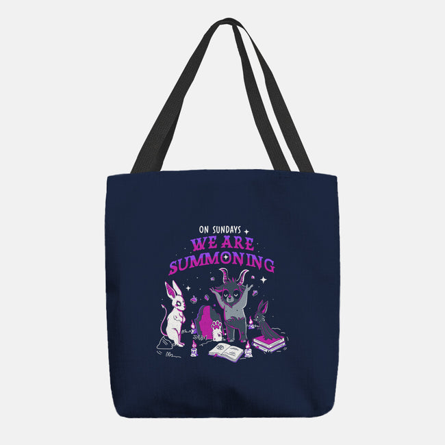 Summoning On Sundays-None-Basic Tote-Bag-yumie