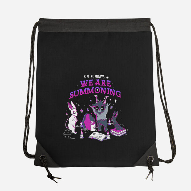 Summoning On Sundays-None-Drawstring-Bag-yumie