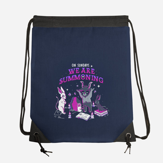 Summoning On Sundays-None-Drawstring-Bag-yumie