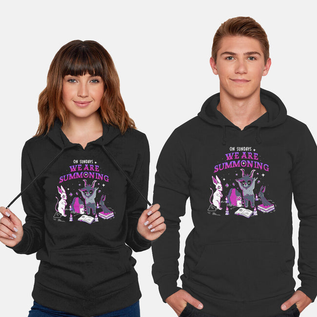 Summoning On Sundays-Unisex-Pullover-Sweatshirt-yumie