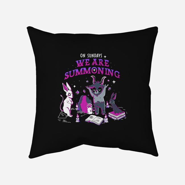 Summoning On Sundays-None-Removable Cover w Insert-Throw Pillow-yumie