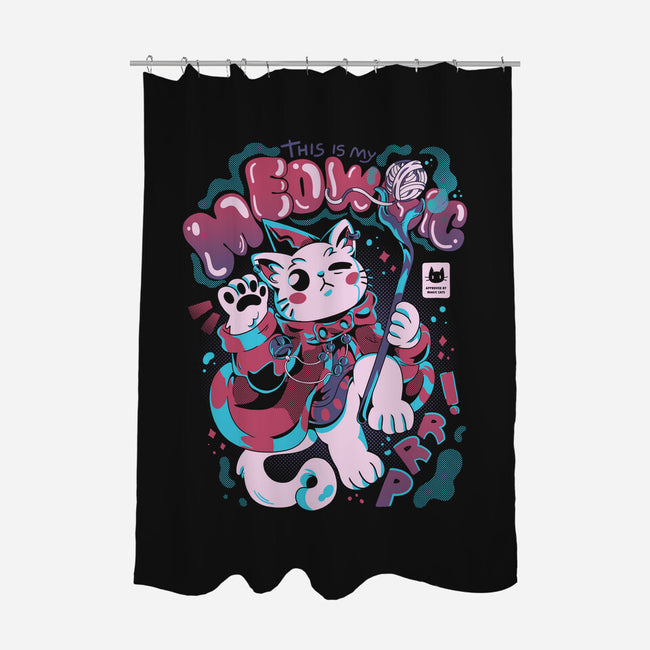 My Meowgic-None-Polyester-Shower Curtain-yumie