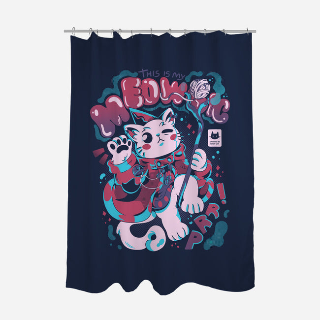 My Meowgic-None-Polyester-Shower Curtain-yumie