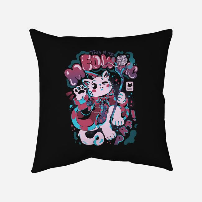 My Meowgic-None-Removable Cover w Insert-Throw Pillow-yumie