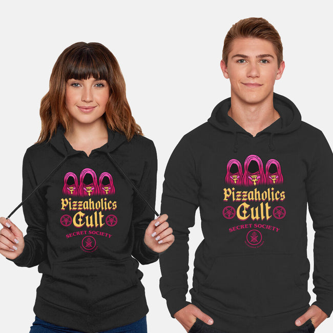 Pizzaholics Cult Secret Society-Unisex-Pullover-Sweatshirt-sachpica