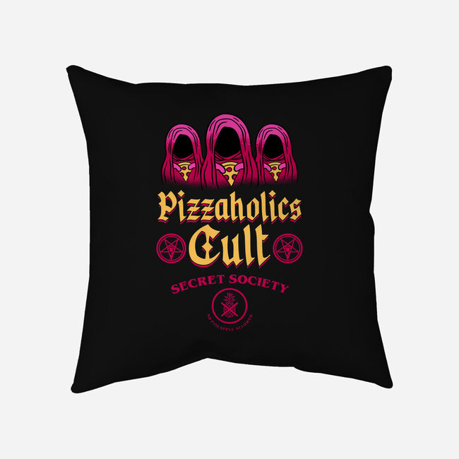 Pizzaholics Cult Secret Society-None-Removable Cover w Insert-Throw Pillow-sachpica