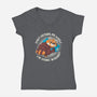 Don’t Disturb-Womens-V-Neck-Tee-Freecheese