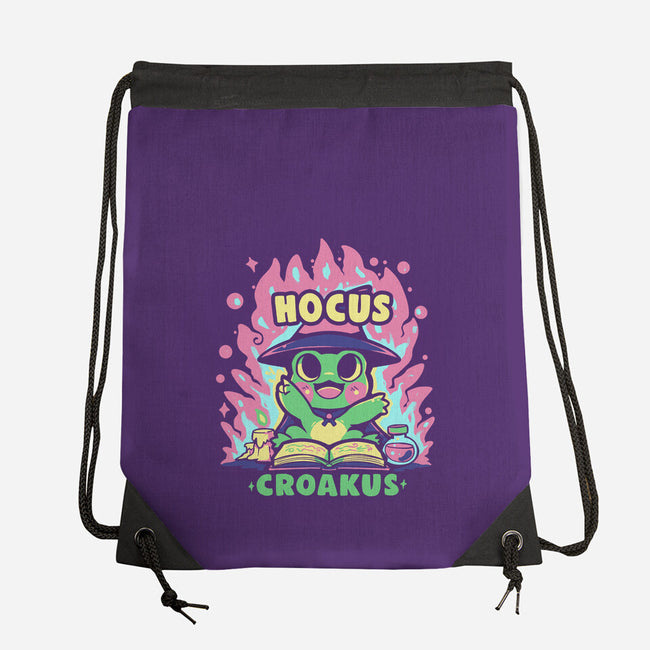 Hocus Croakus-None-Drawstring-Bag-TechraNova