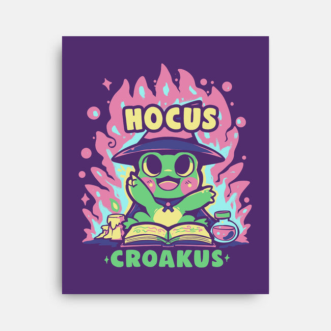 Hocus Croakus-None-Stretched-Canvas-TechraNova