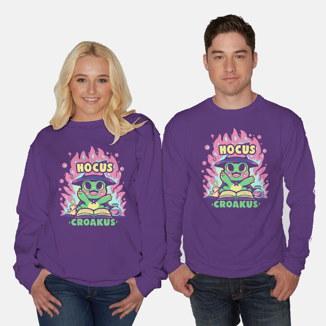 Hocus Croakus-Unisex-Crew Neck-Sweatshirt-TechraNova