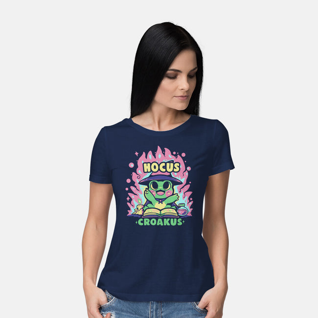 Hocus Croakus-Womens-Basic-Tee-TechraNova