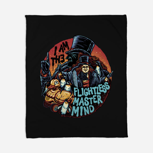 Flightless Mastermind-None-Fleece-Blanket-glitchygorilla