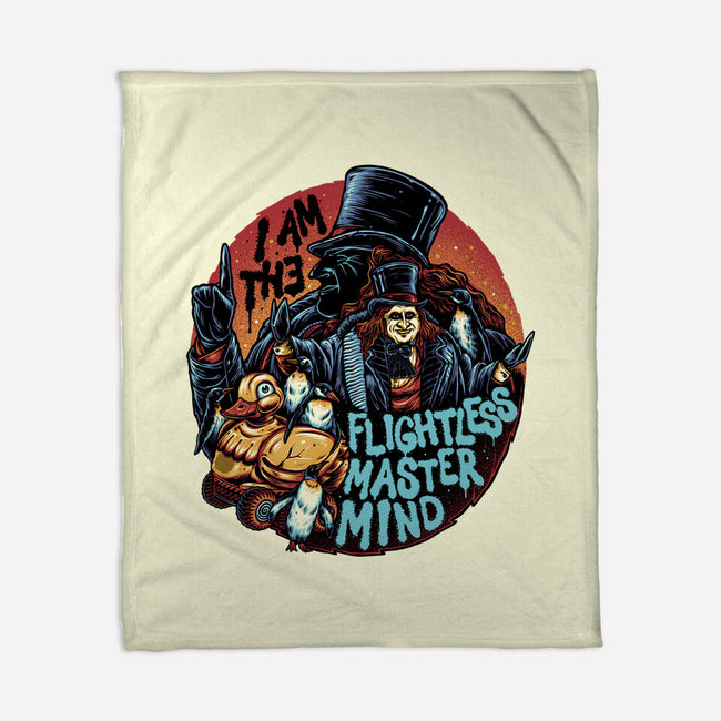 Flightless Mastermind-None-Fleece-Blanket-glitchygorilla