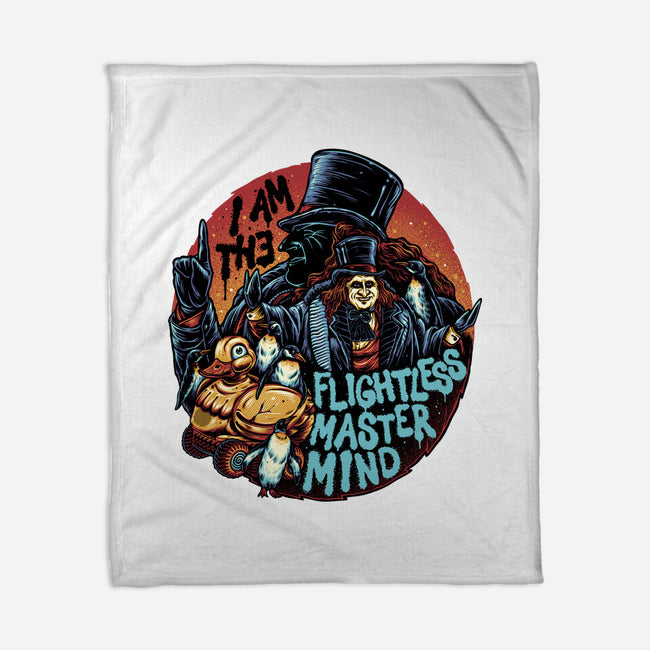 Flightless Mastermind-None-Fleece-Blanket-glitchygorilla