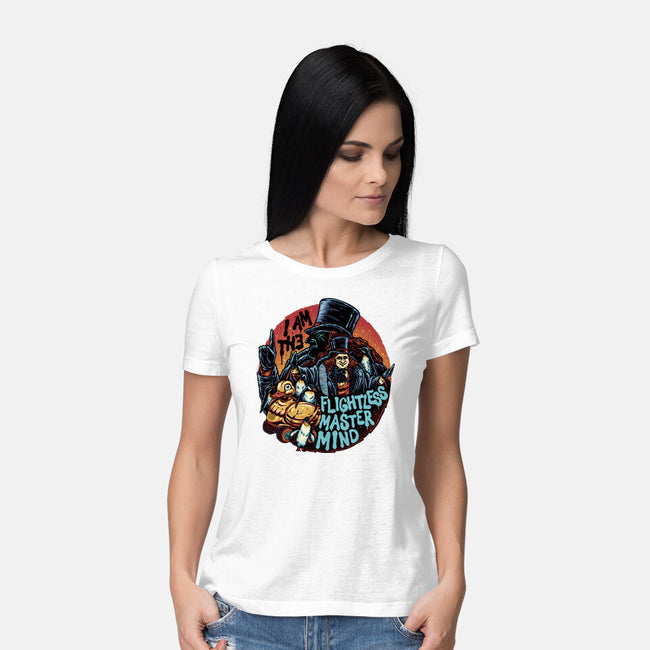 Flightless Mastermind-Womens-Basic-Tee-glitchygorilla