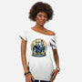 King Of Chill-Womens-Off Shoulder-Tee-glitchygorilla