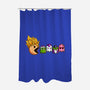 Eat Like Supersaiyan-None-Polyester-Shower Curtain-spoilerinc