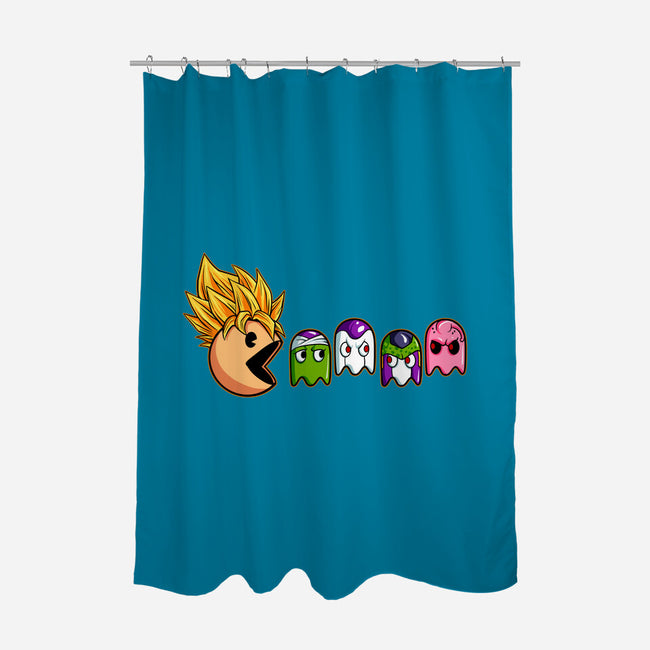 Eat Like Supersaiyan-None-Polyester-Shower Curtain-spoilerinc