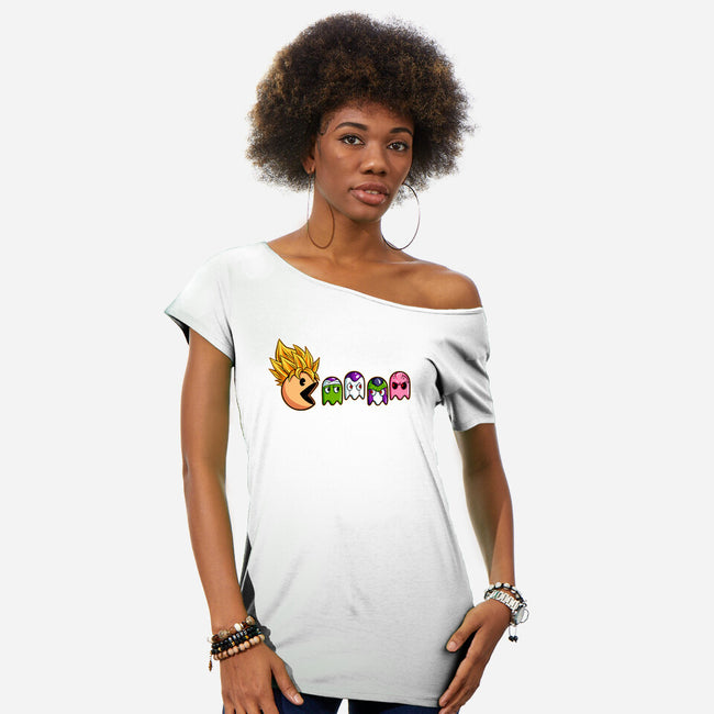 Eat Like Supersaiyan-Womens-Off Shoulder-Tee-spoilerinc