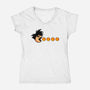 Eat Like Saiyan-Womens-V-Neck-Tee-spoilerinc