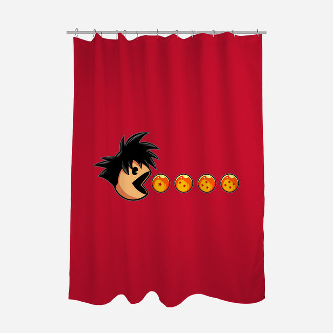 Eat Like Saiyan-None-Polyester-Shower Curtain-spoilerinc