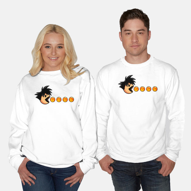 Eat Like Saiyan-Unisex-Crew Neck-Sweatshirt-spoilerinc