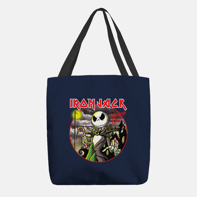 Iron Halloween King-None-Basic Tote-Bag-Barbadifuoco