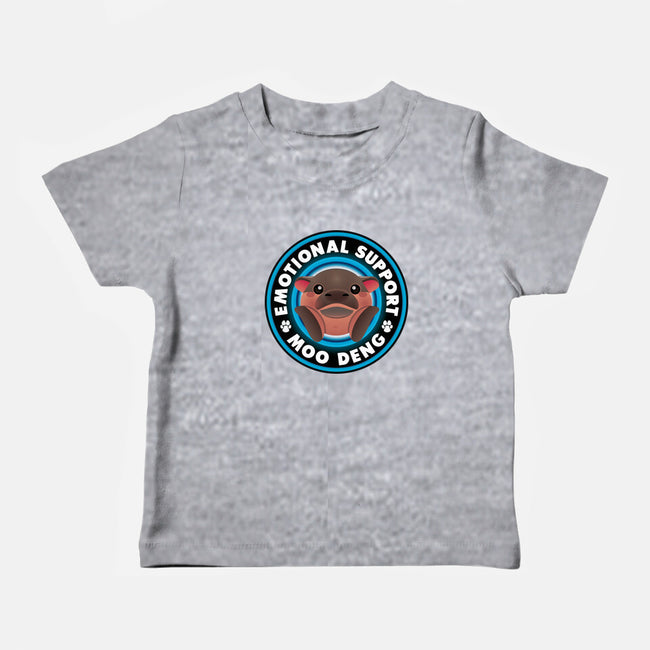 Emotional Support Hippo-Baby-Basic-Tee-Whimsical Thinker