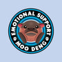 Emotional Support Hippo-None-Matte-Poster-Whimsical Thinker