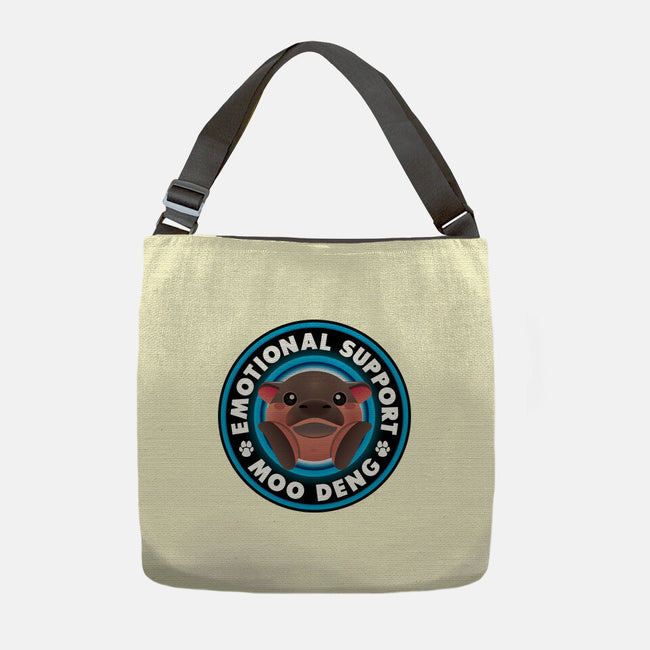 Emotional Support Hippo-None-Adjustable Tote-Bag-Whimsical Thinker