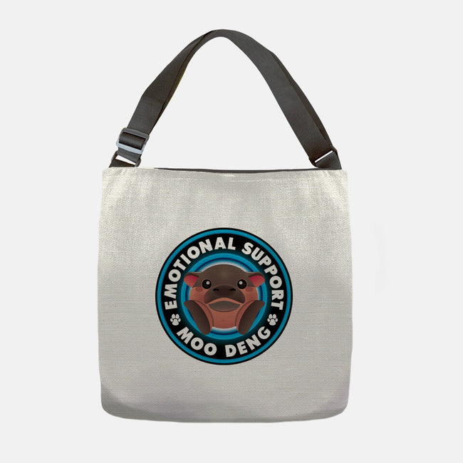 Emotional Support Hippo-None-Adjustable Tote-Bag-Whimsical Thinker