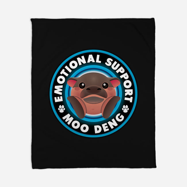 Emotional Support Hippo-None-Fleece-Blanket-Whimsical Thinker