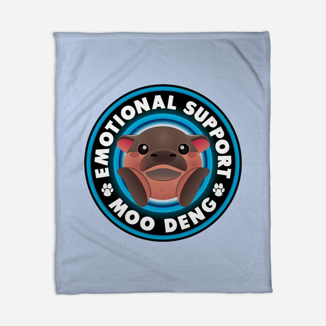 Emotional Support Hippo-None-Fleece-Blanket-Whimsical Thinker