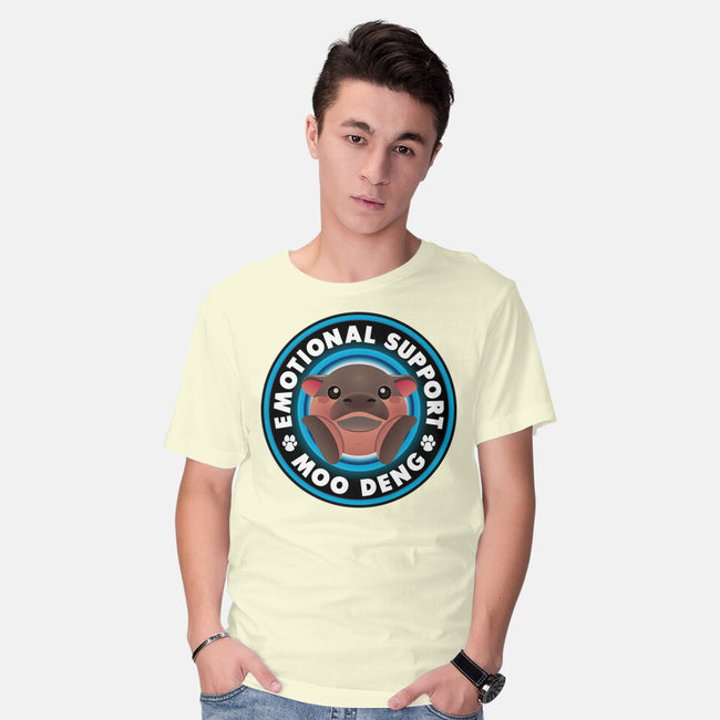 Emotional Support Hippo-Mens-Basic-Tee-Whimsical Thinker