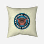 Emotional Support Hippo-None-Removable Cover w Insert-Throw Pillow-Whimsical Thinker