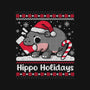 Hippo Holidays-Youth-Pullover-Sweatshirt-NemiMakeit