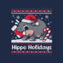 Hippo Holidays-Mens-Long Sleeved-Tee-NemiMakeit