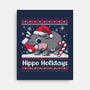 Hippo Holidays-None-Stretched-Canvas-NemiMakeit