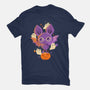 Candy Bat-Womens-Fitted-Tee-ricolaa