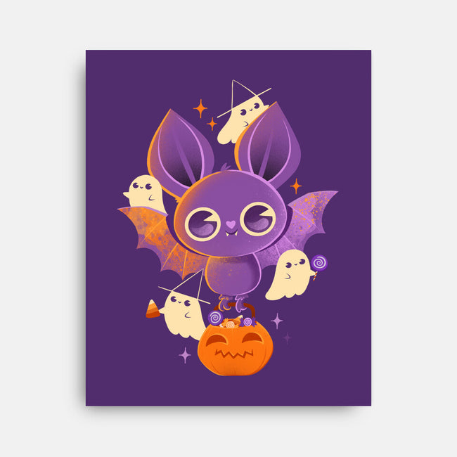 Candy Bat-None-Stretched-Canvas-ricolaa