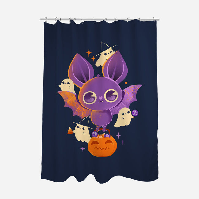 Candy Bat-None-Polyester-Shower Curtain-ricolaa