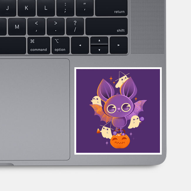 Candy Bat-None-Glossy-Sticker-ricolaa